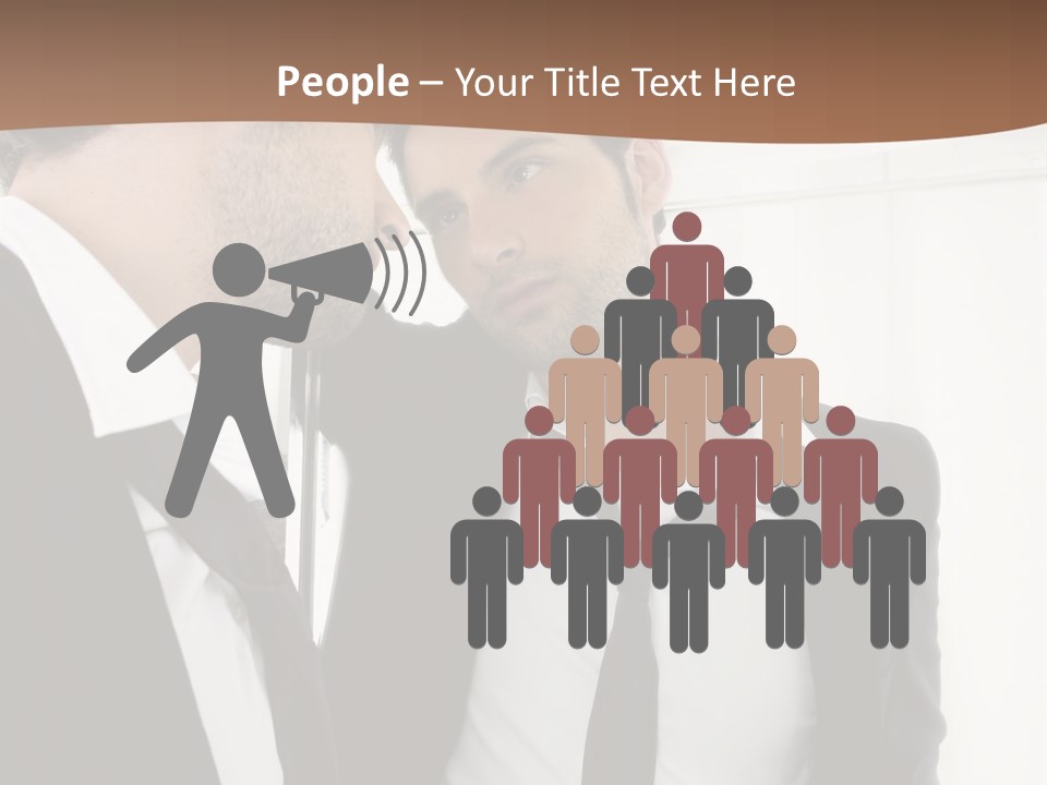 Proud Young Model PowerPoint Template