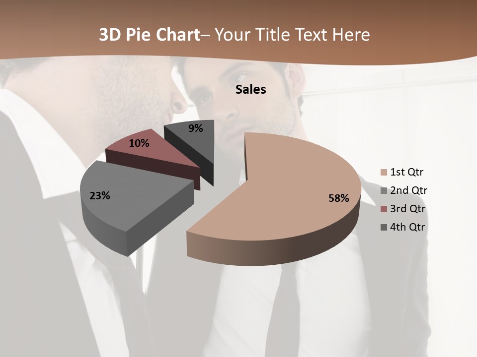 Proud Young Model PowerPoint Template