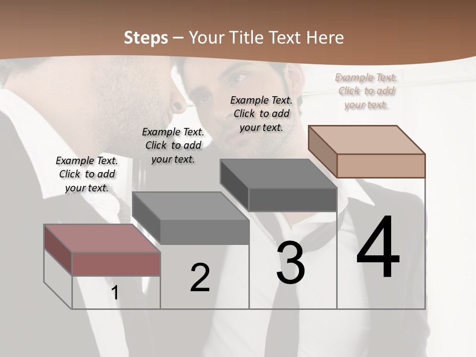 Proud Young Model PowerPoint Template
