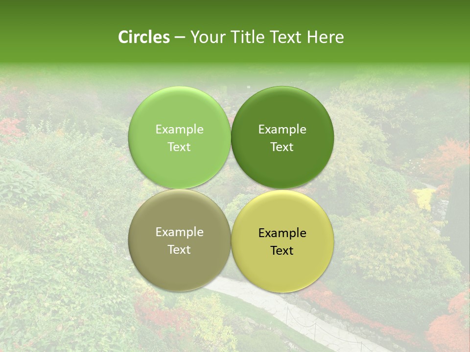 Greenery Floral Plant PowerPoint Template