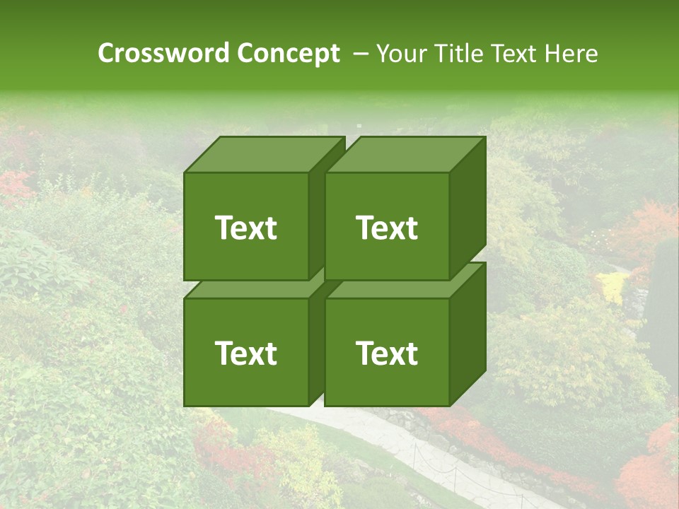 Greenery Floral Plant PowerPoint Template