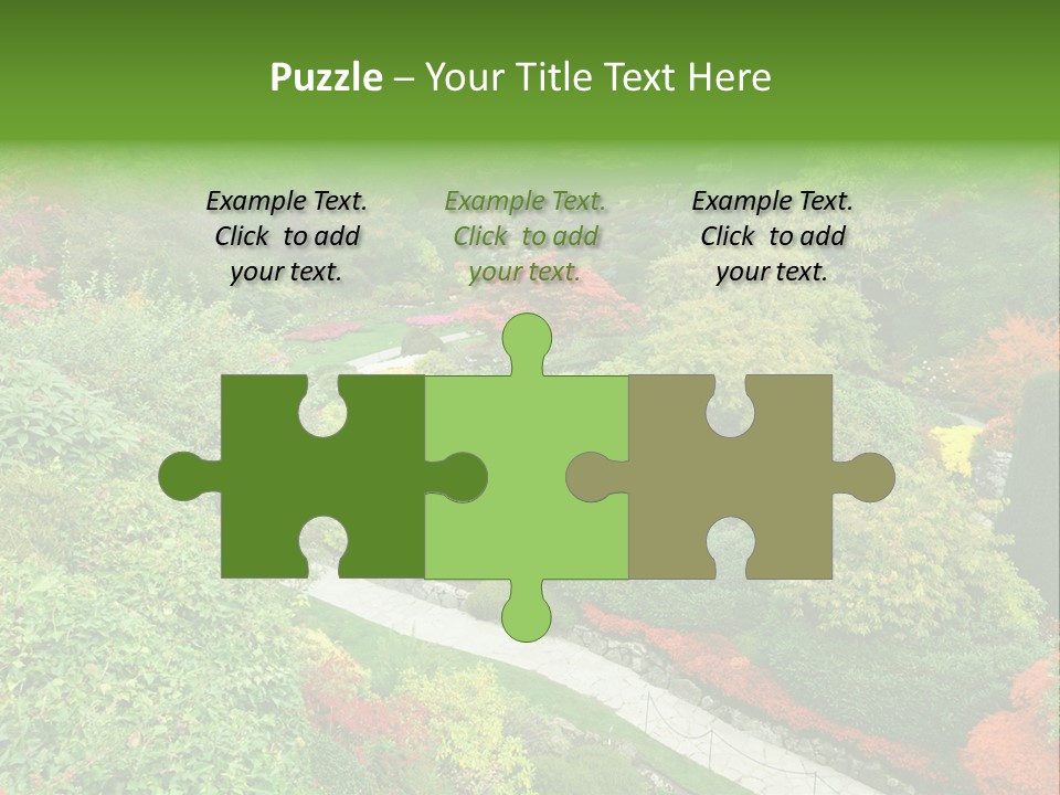 Greenery Floral Plant PowerPoint Template