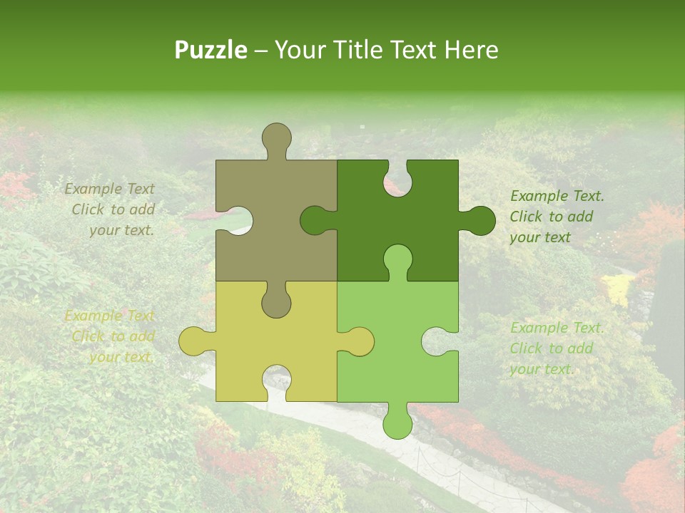 Greenery Floral Plant PowerPoint Template