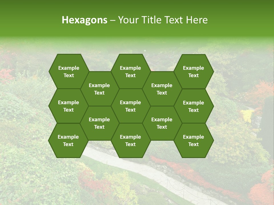 Greenery Floral Plant PowerPoint Template