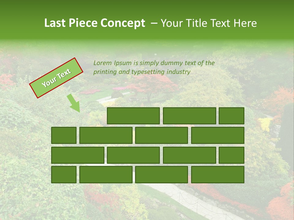 Greenery Floral Plant PowerPoint Template