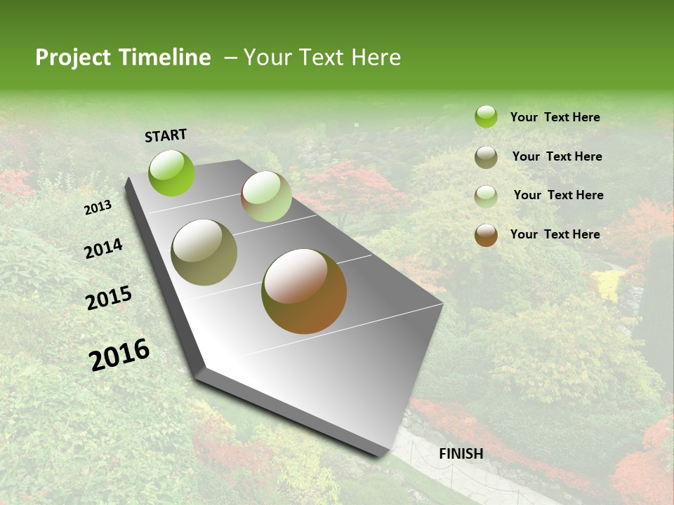 Greenery Floral Plant PowerPoint Template