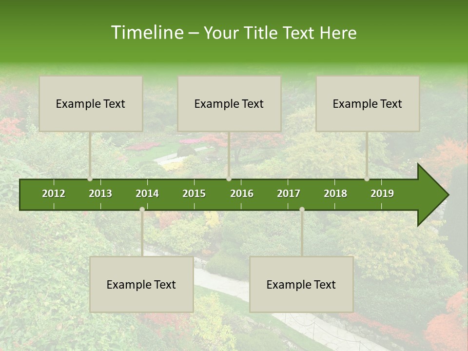 Greenery Floral Plant PowerPoint Template