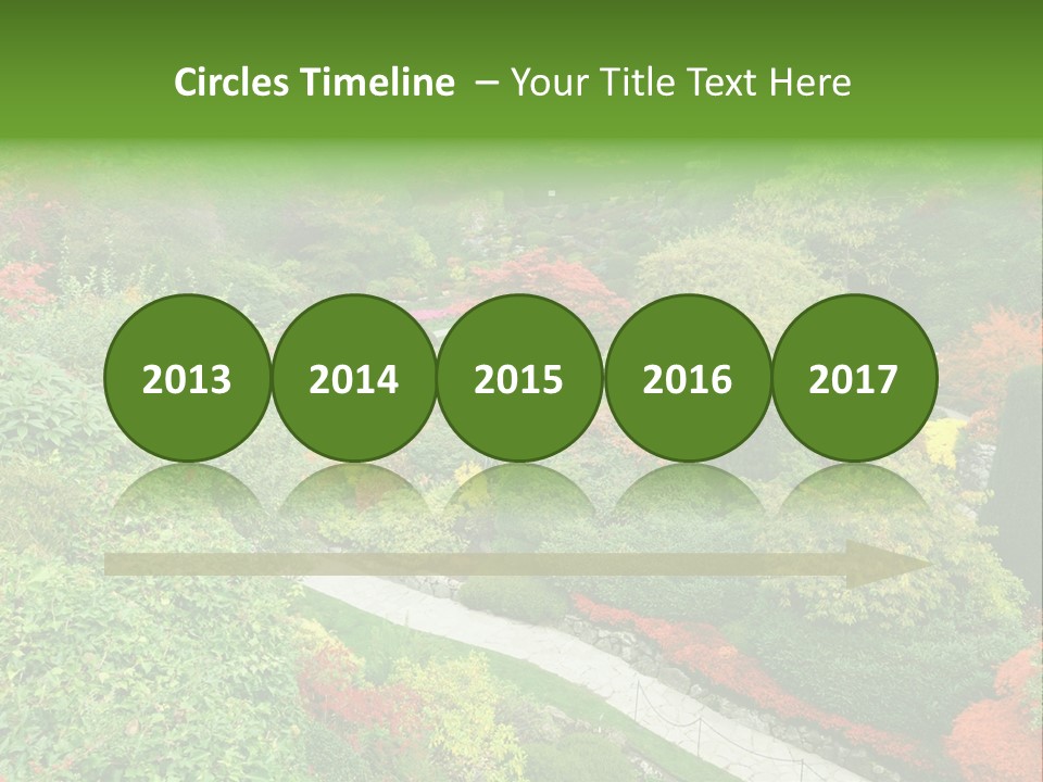 Greenery Floral Plant PowerPoint Template