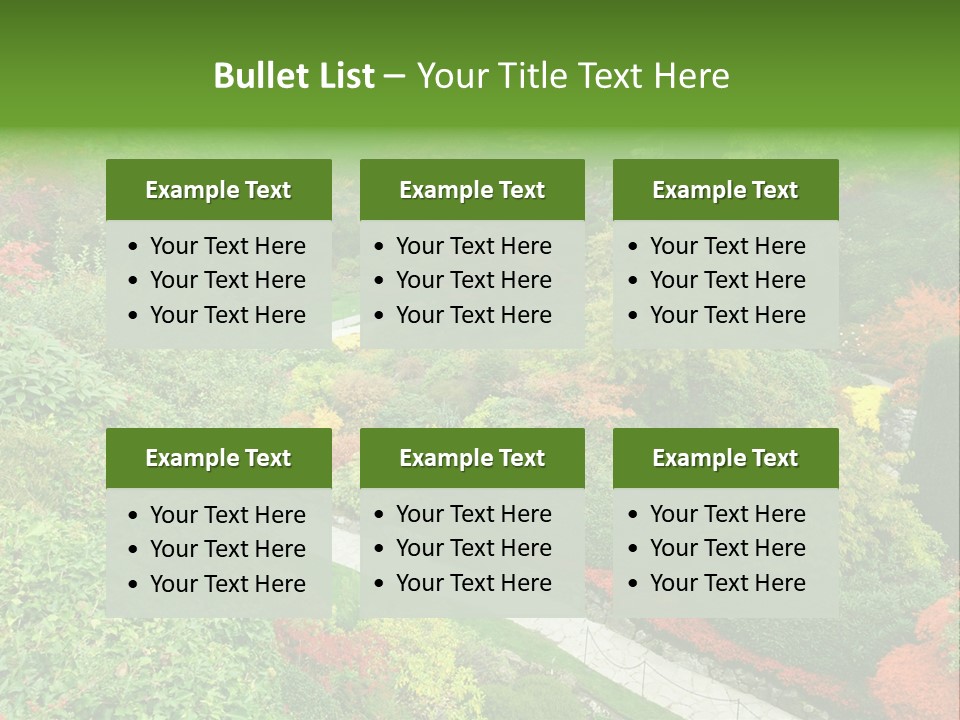 Greenery Floral Plant PowerPoint Template