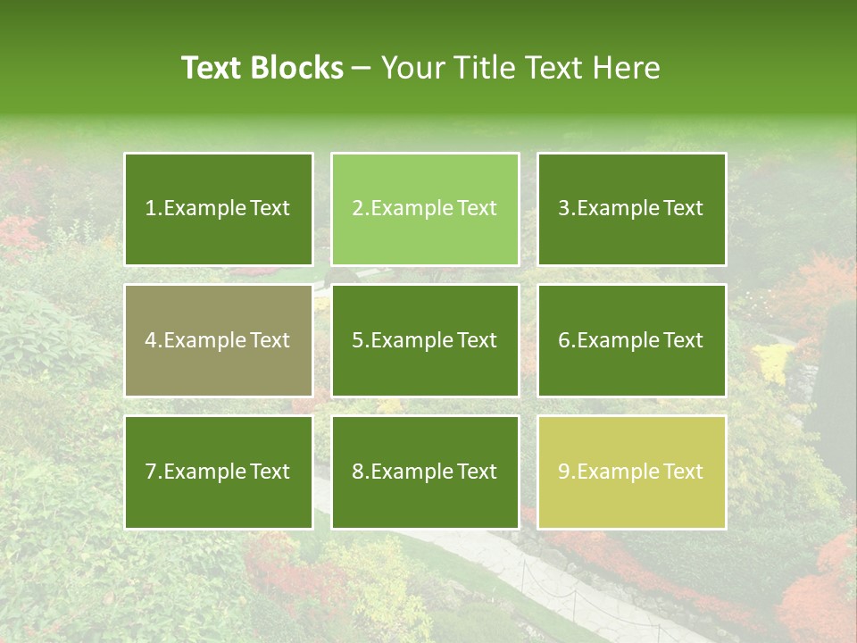 Greenery Floral Plant PowerPoint Template