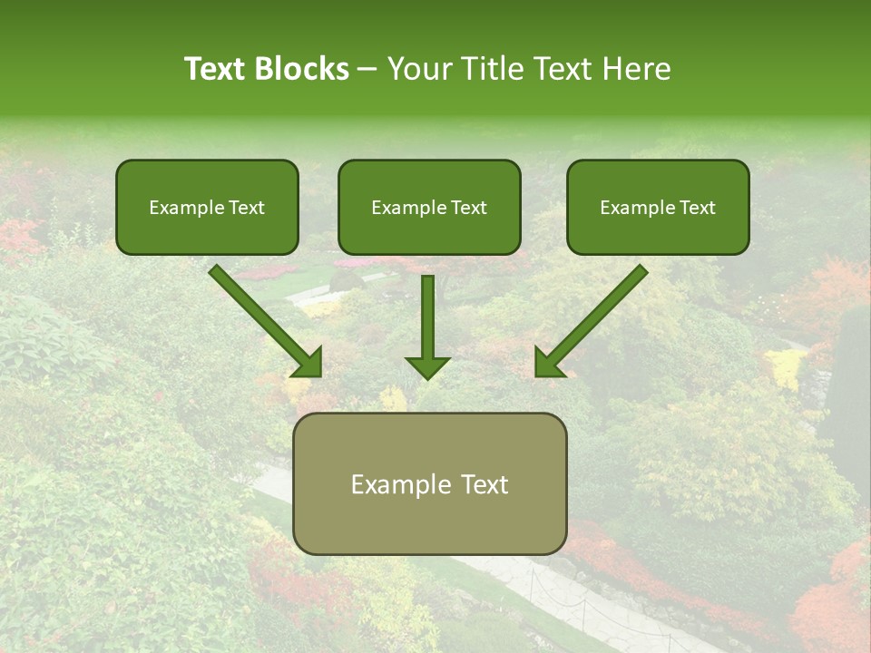 Greenery Floral Plant PowerPoint Template