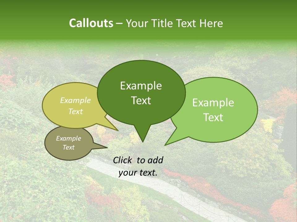 Greenery Floral Plant PowerPoint Template