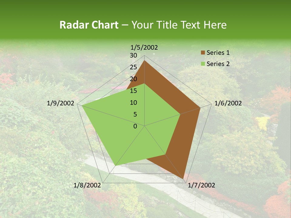Greenery Floral Plant PowerPoint Template