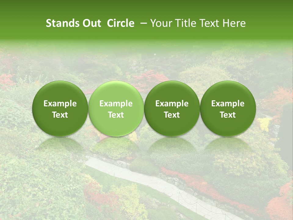 Greenery Floral Plant PowerPoint Template