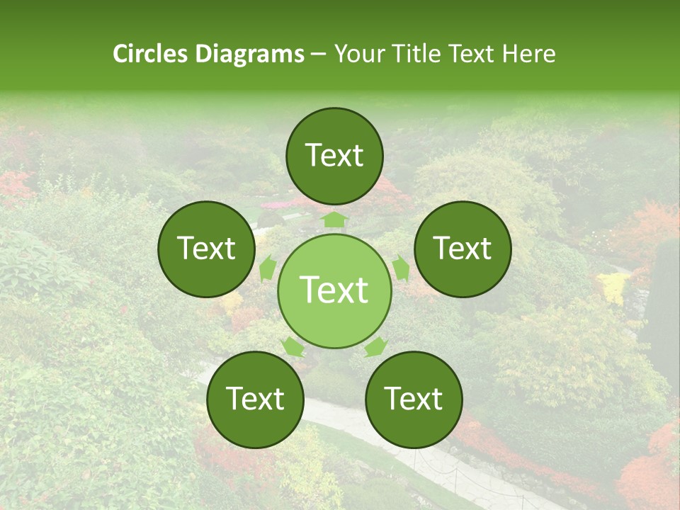 Greenery Floral Plant PowerPoint Template