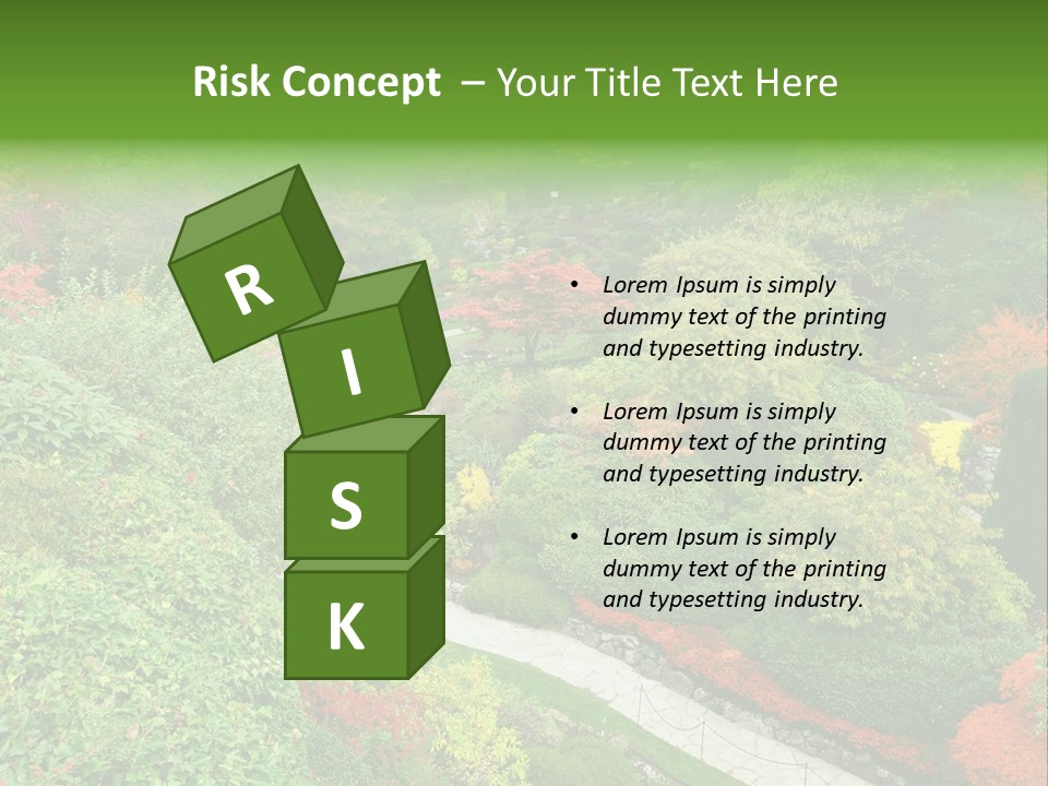 Greenery Floral Plant PowerPoint Template