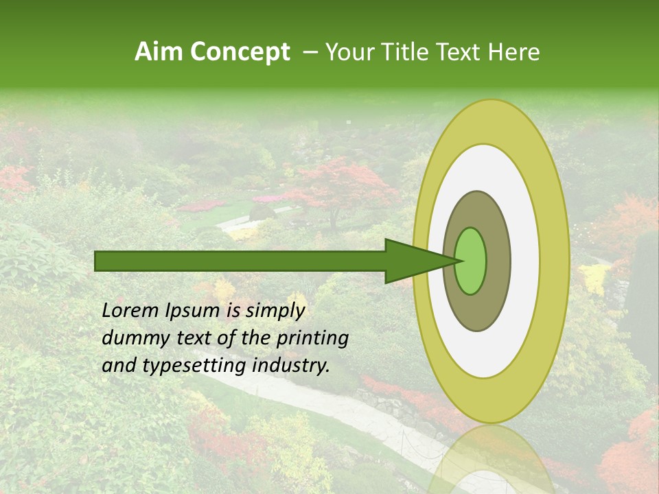 Greenery Floral Plant PowerPoint Template