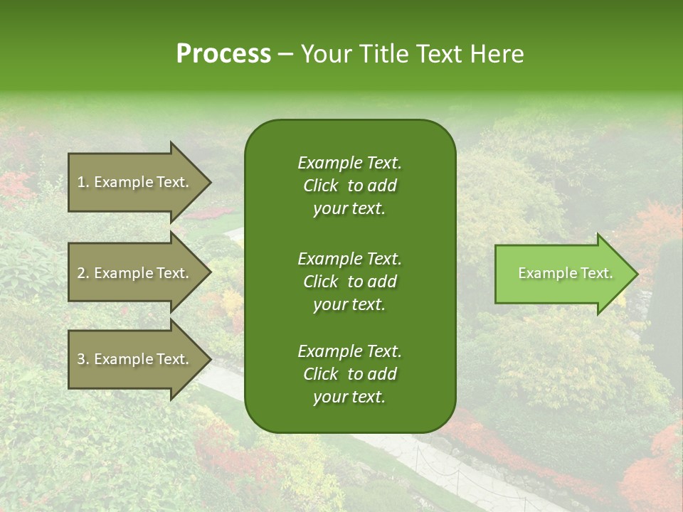 Greenery Floral Plant PowerPoint Template