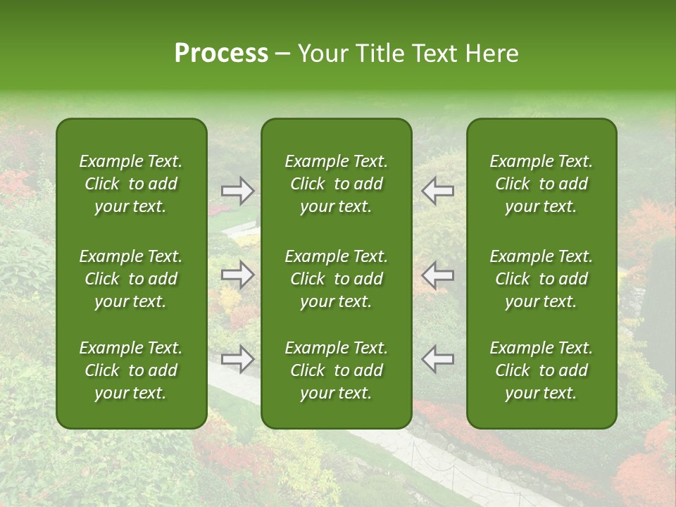 Greenery Floral Plant PowerPoint Template