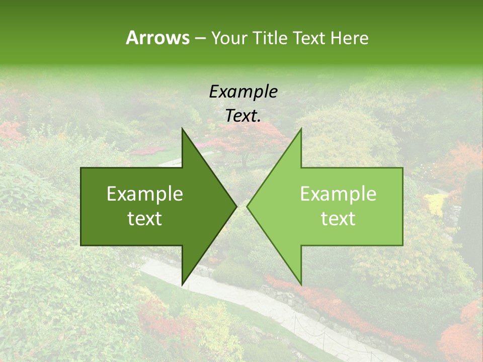 Greenery Floral Plant PowerPoint Template