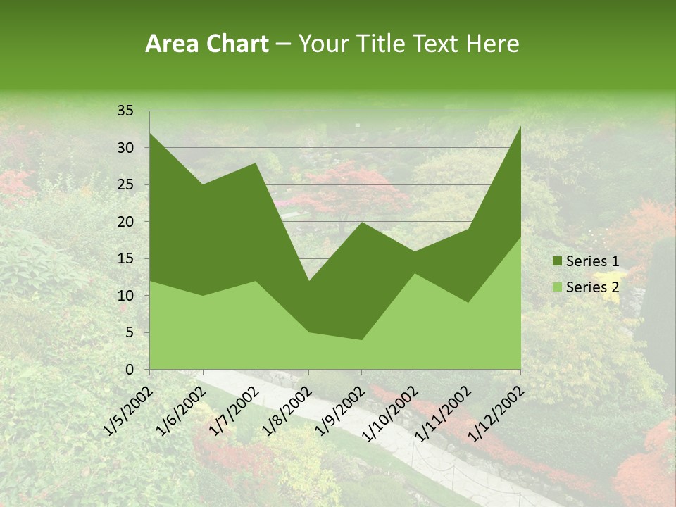 Greenery Floral Plant PowerPoint Template