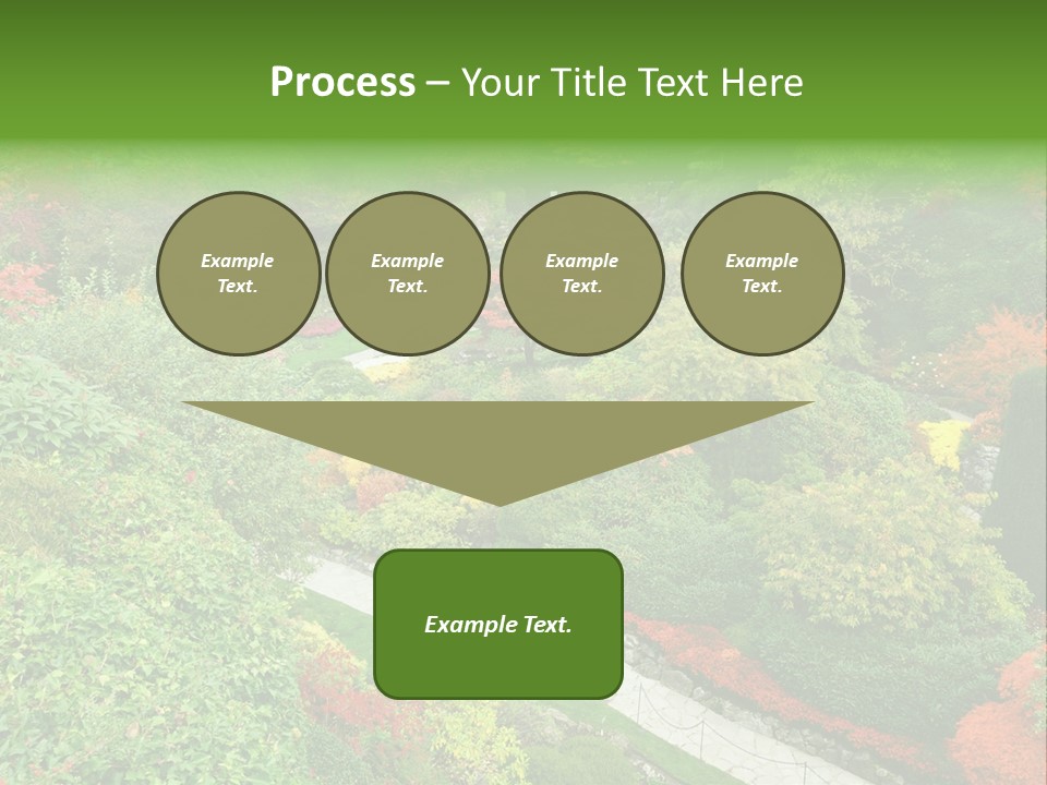 Greenery Floral Plant PowerPoint Template