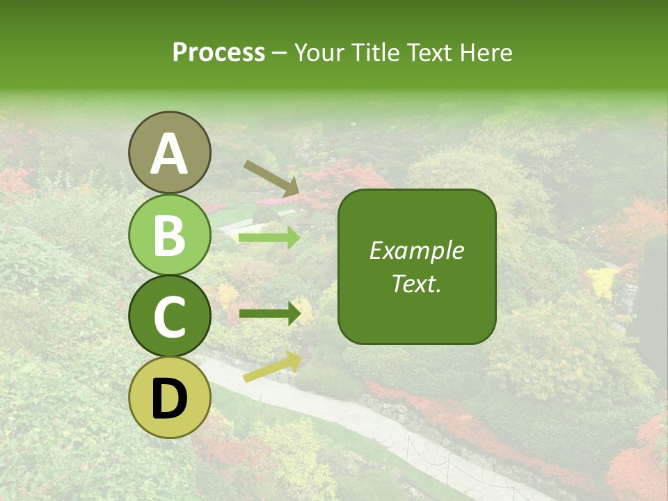 Greenery Floral Plant PowerPoint Template