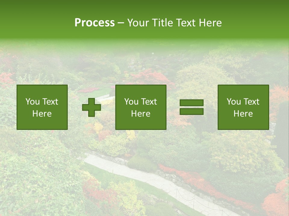 Greenery Floral Plant PowerPoint Template
