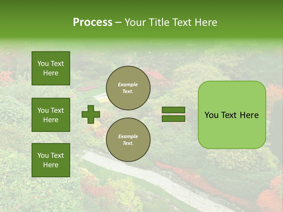 Greenery Floral Plant PowerPoint Template