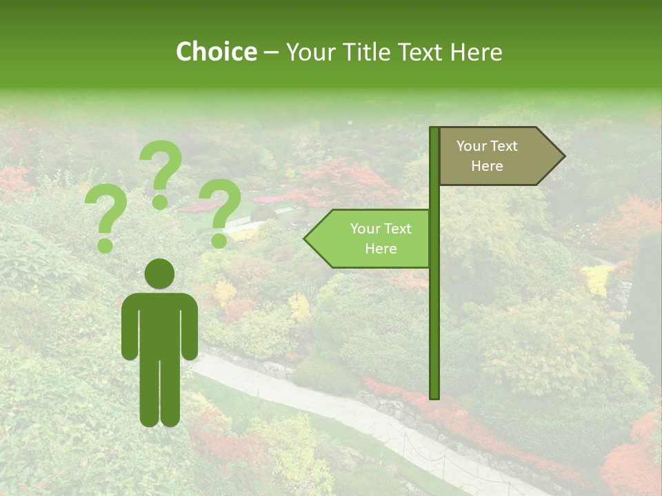 Greenery Floral Plant PowerPoint Template