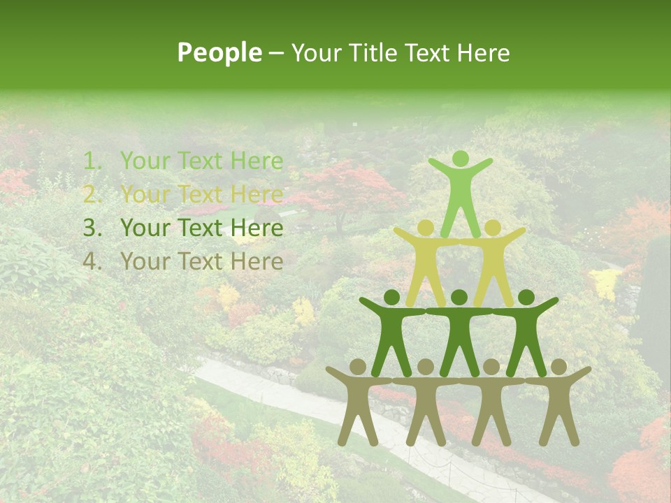 Greenery Floral Plant PowerPoint Template