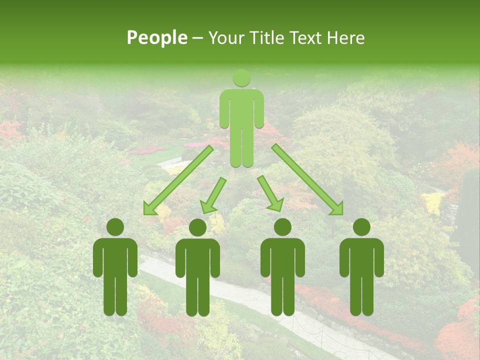 Greenery Floral Plant PowerPoint Template