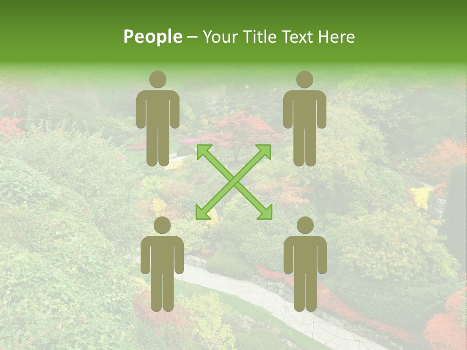 Greenery Floral Plant PowerPoint Template