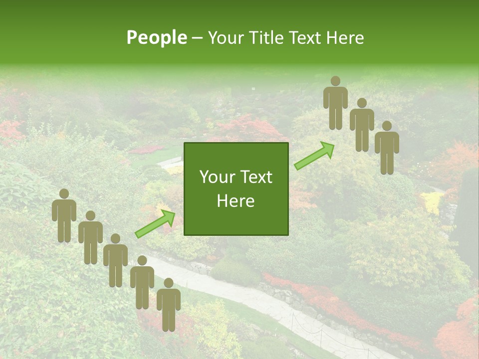 Greenery Floral Plant PowerPoint Template