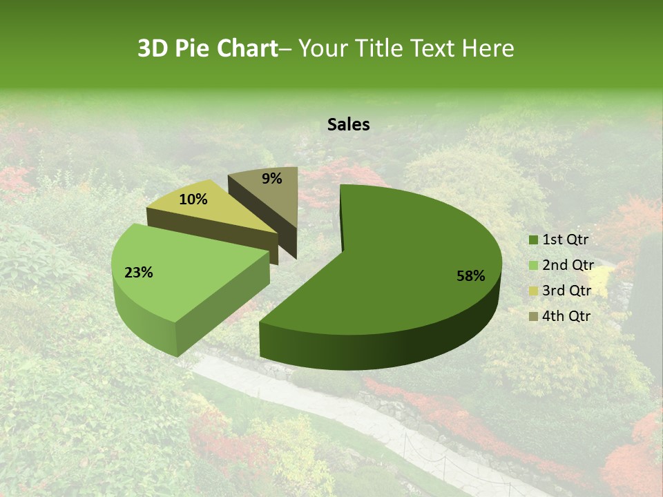Greenery Floral Plant PowerPoint Template