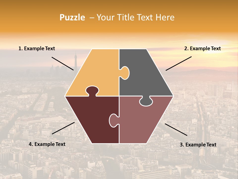Sun Capital Eiffel PowerPoint Template