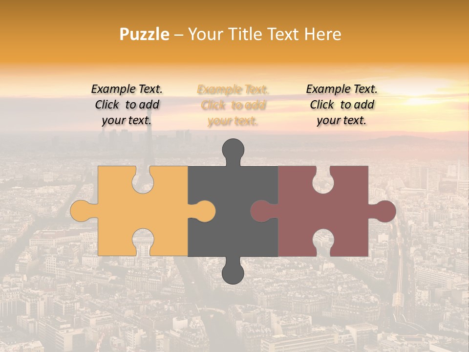 Sun Capital Eiffel PowerPoint Template