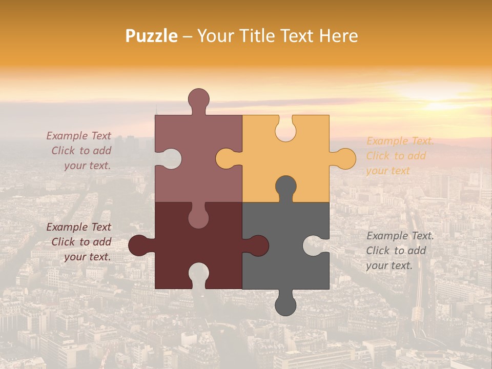 Sun Capital Eiffel PowerPoint Template