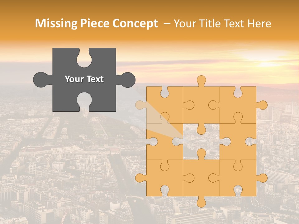 Sun Capital Eiffel PowerPoint Template