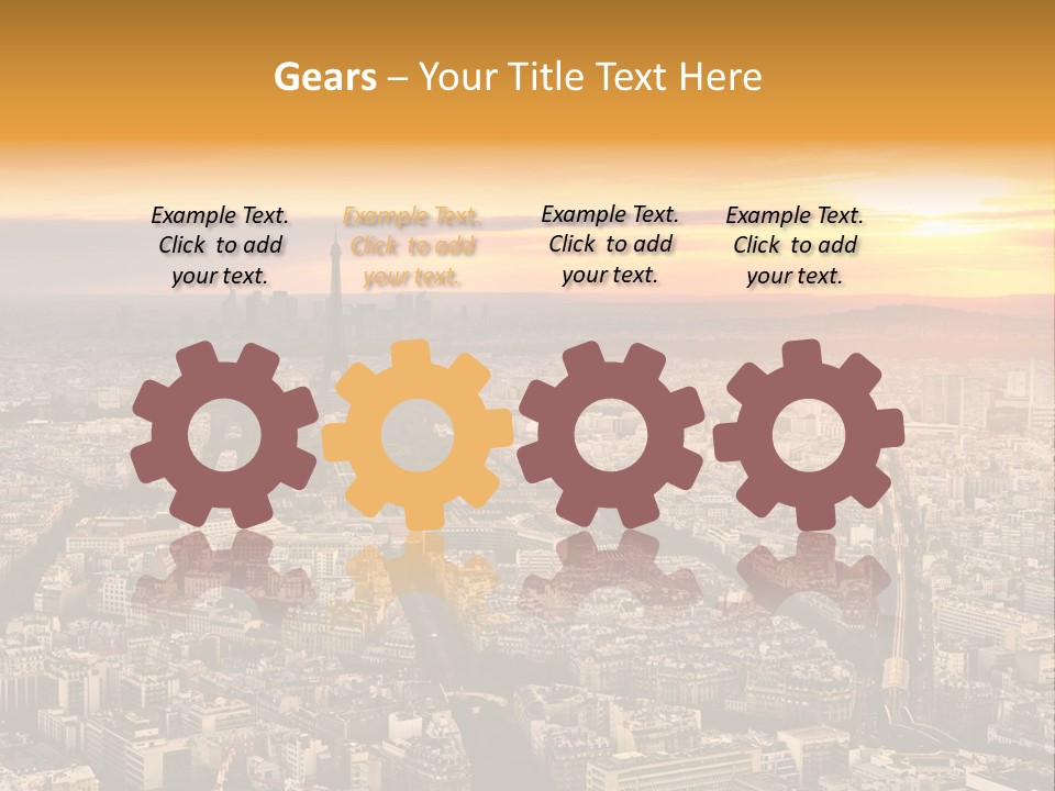 Sun Capital Eiffel PowerPoint Template