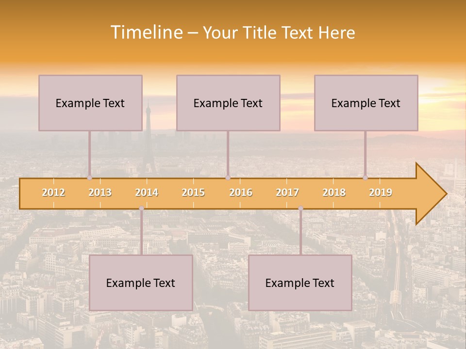 Sun Capital Eiffel PowerPoint Template