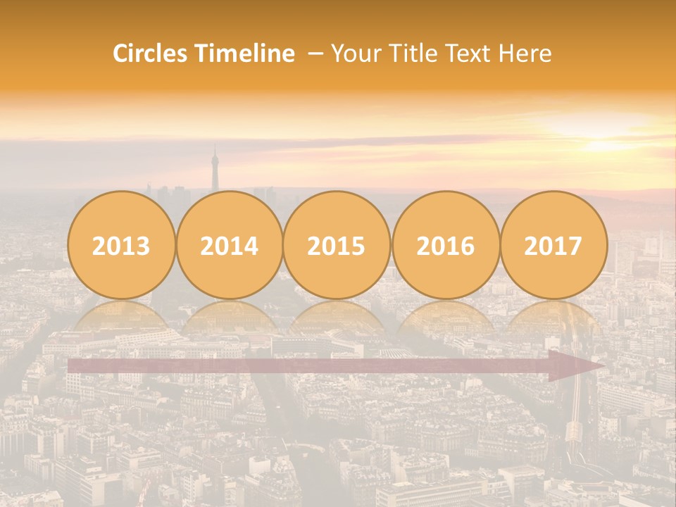 Sun Capital Eiffel PowerPoint Template
