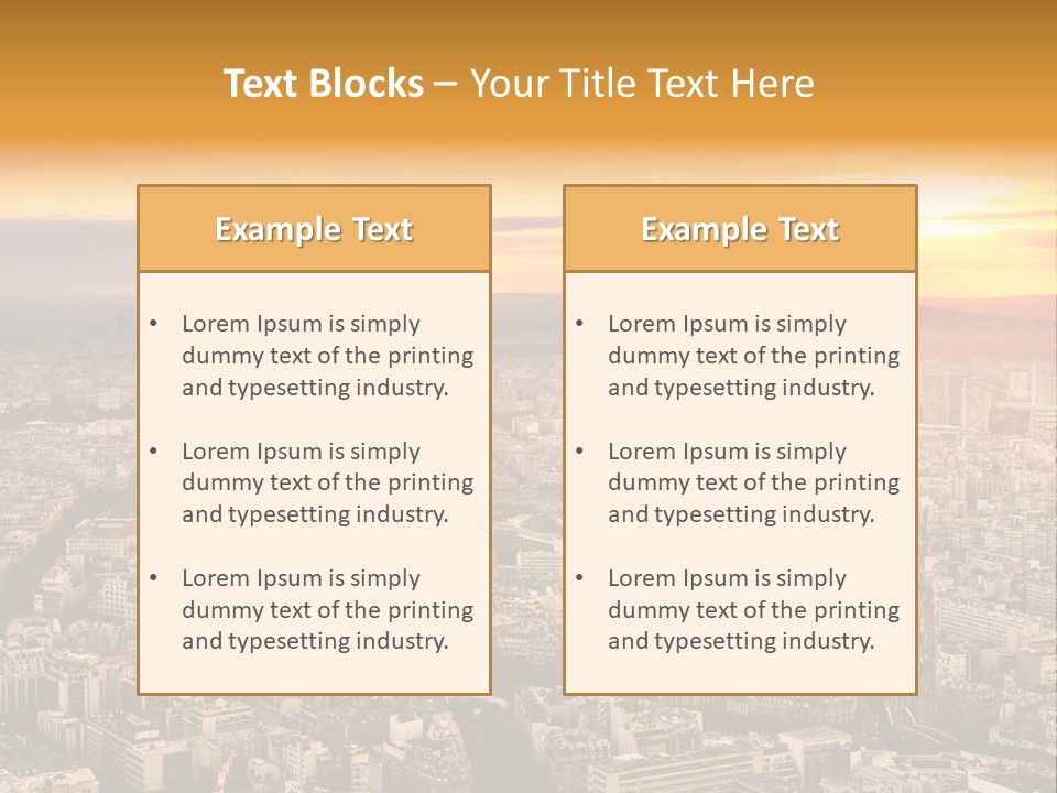 Sun Capital Eiffel PowerPoint Template