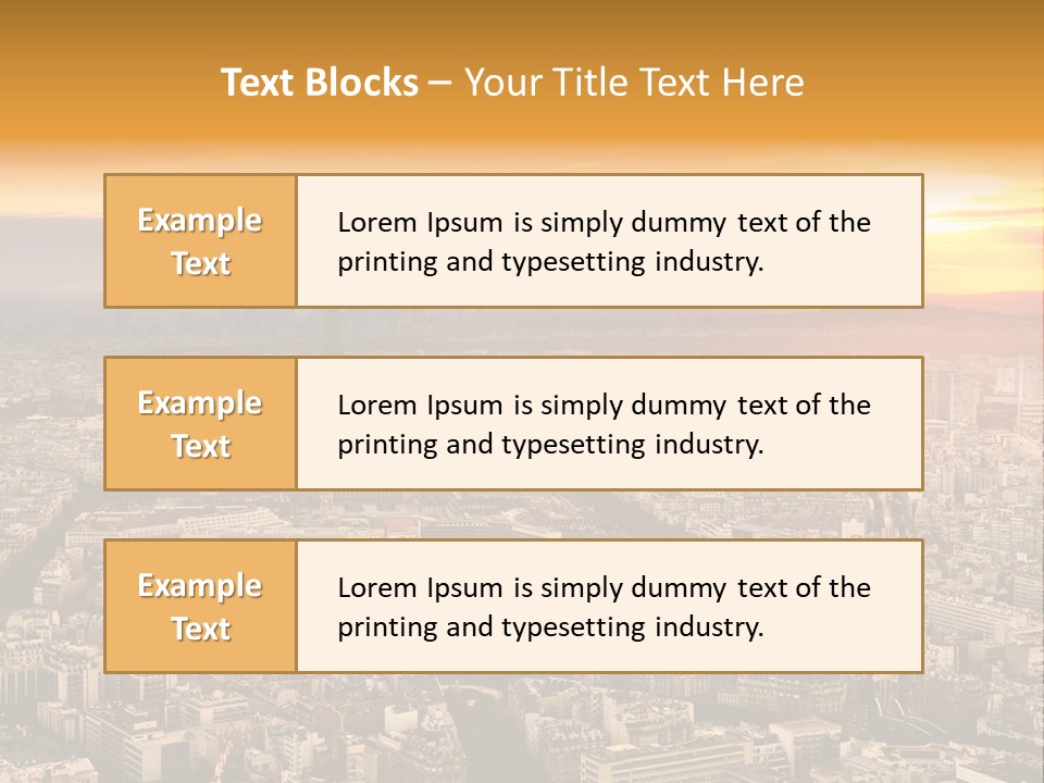 Sun Capital Eiffel PowerPoint Template