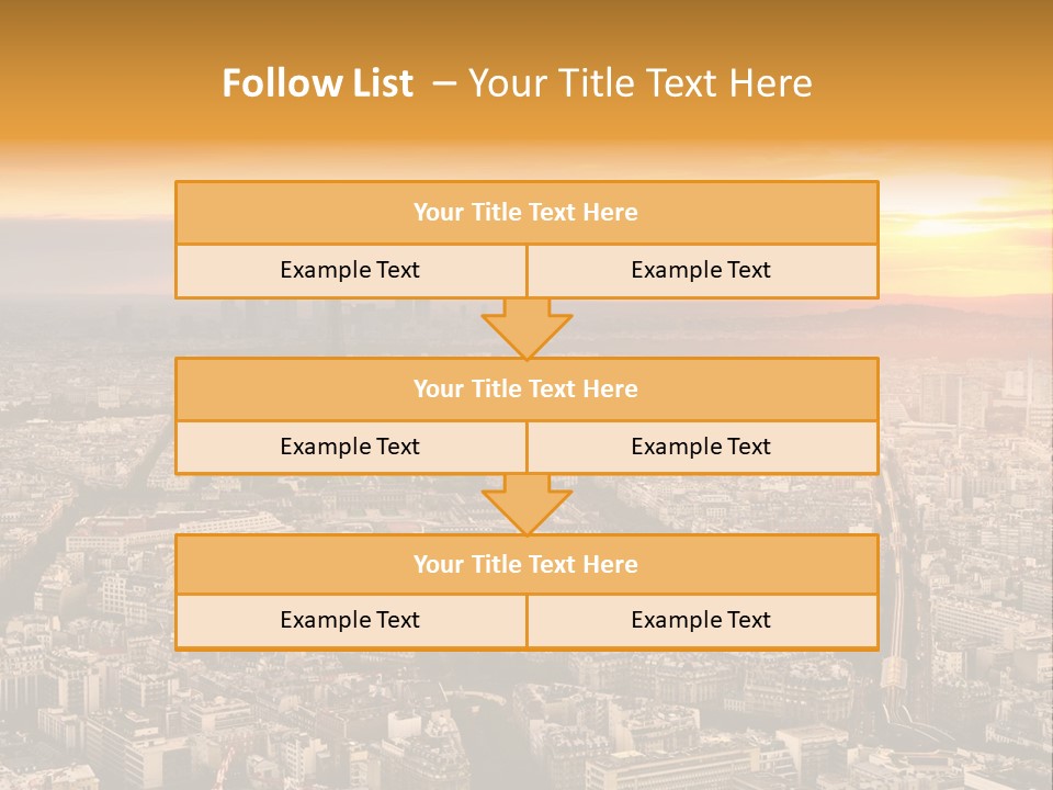 Sun Capital Eiffel PowerPoint Template