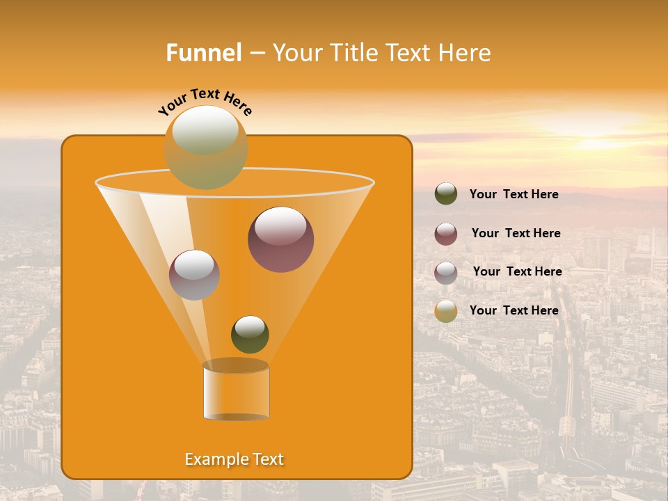 Sun Capital Eiffel PowerPoint Template