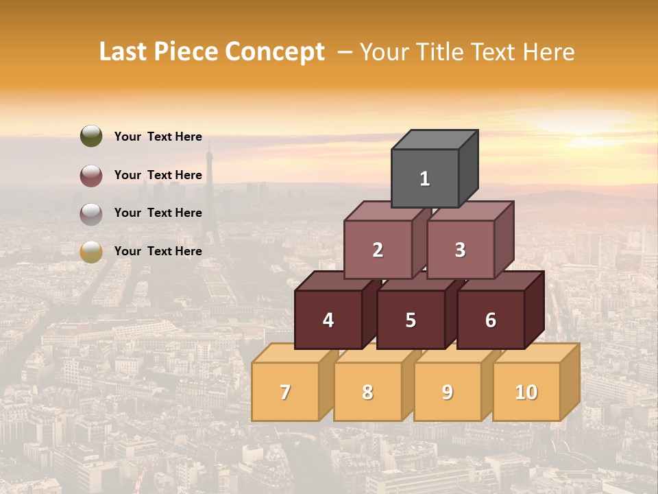 Sun Capital Eiffel PowerPoint Template