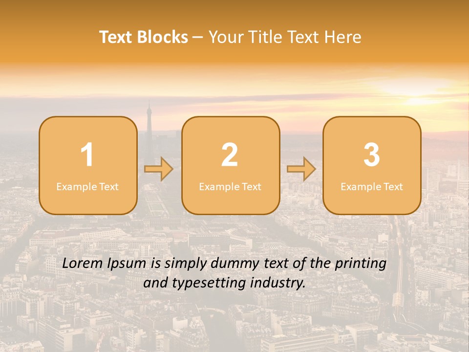 Sun Capital Eiffel PowerPoint Template