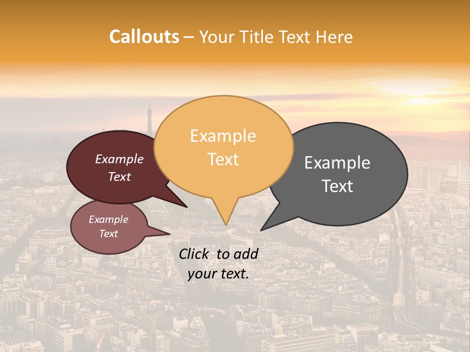 Sun Capital Eiffel PowerPoint Template