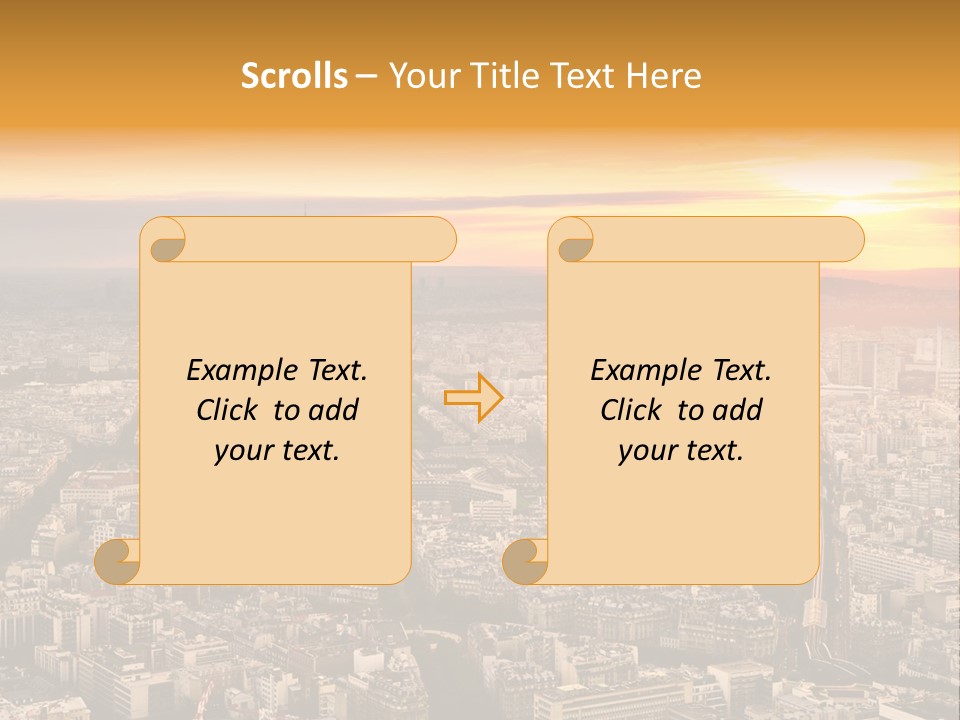 Sun Capital Eiffel PowerPoint Template